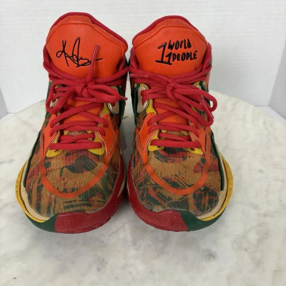 Nike Kyrie Infinity 1 World 1 People Basketball Shoes Orange DO9614-800 Size 3.5